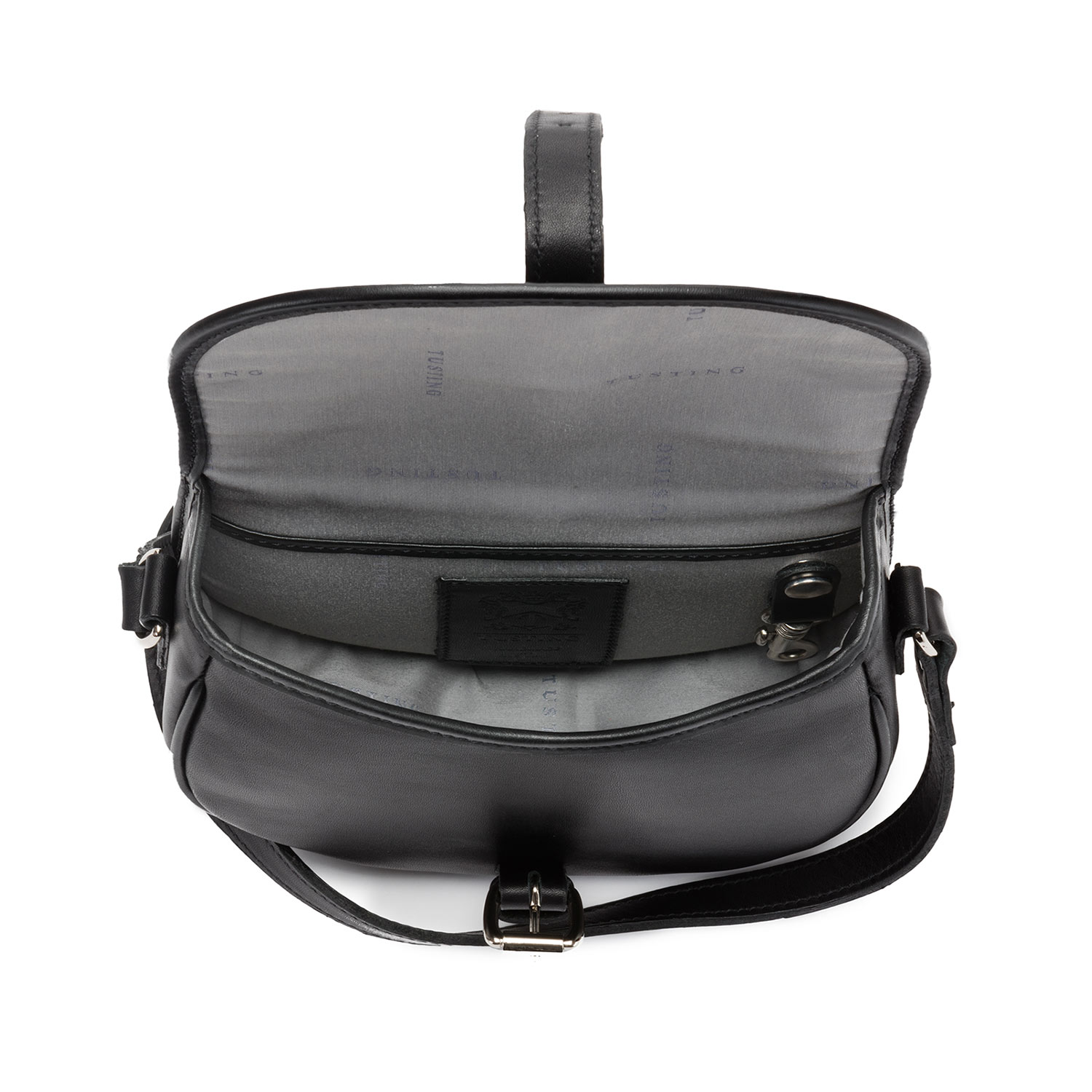 Cardington Leather Crossbody Saddle-Style Handbag by TUSTING
