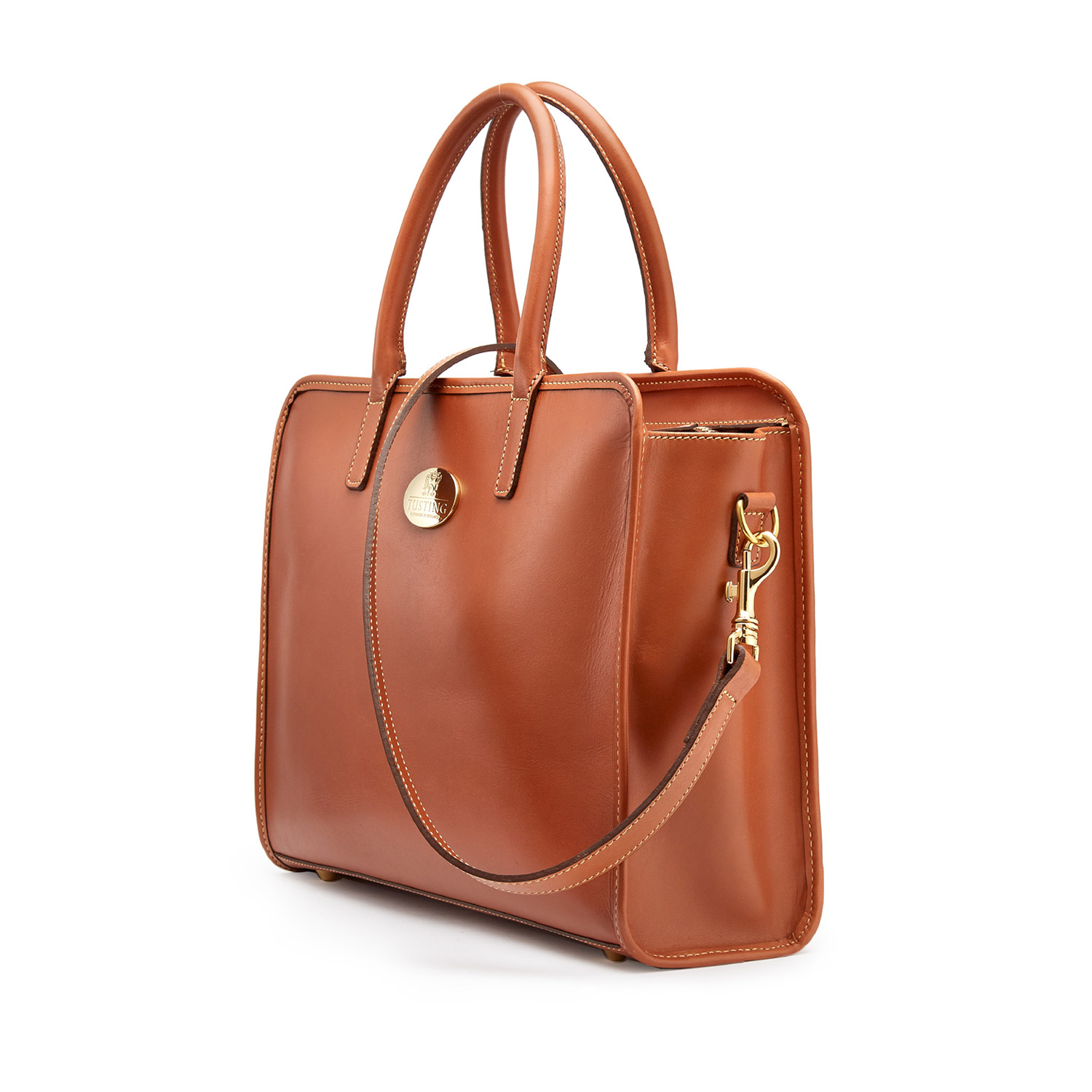 Catherine Luxury Leather Handbag Ladies Briefcase from Tusting