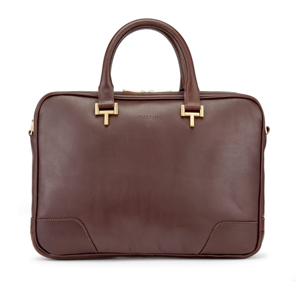 Mortimer Leather Laptop Case | Made in England by Tusting